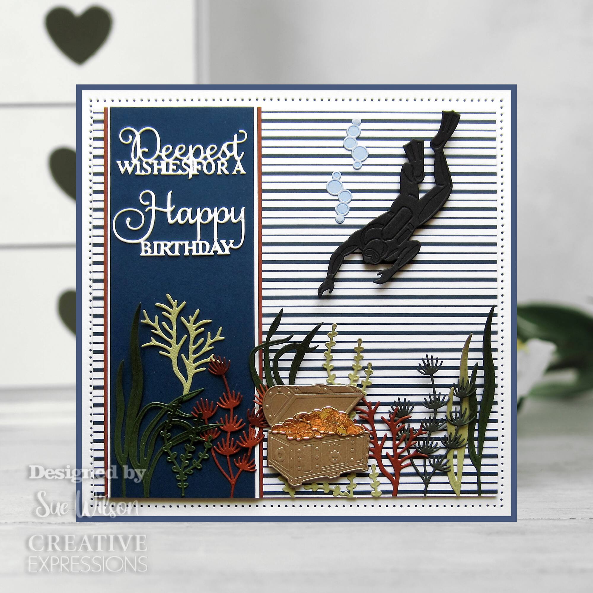 Creative Expressions Single-Sided Paper Pad 8" x 8" 24 ct. Nautical Adventure By Sue Wilson